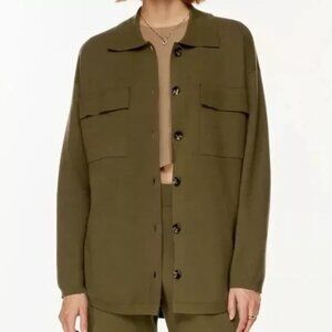 BRAND NEW Aritzia Wilfred Free Ronnie Sweater Rustical Brown Small